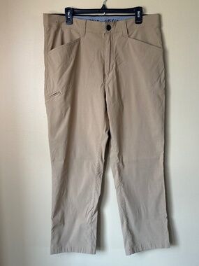 ORVIS Tech Pants Khaki Size 36x30 Comfort Waistband